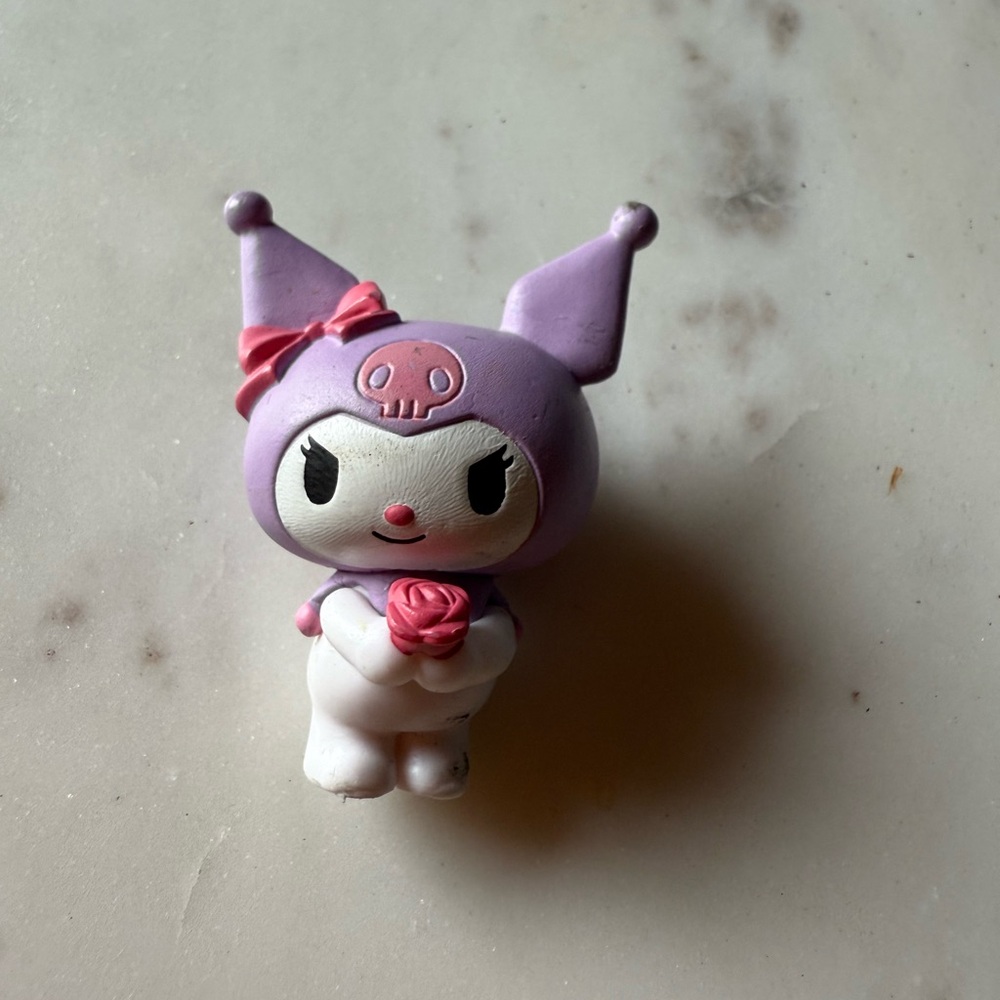 Sanrio Kuromi 2005 y2k Cute Purple and Pink Figurine small